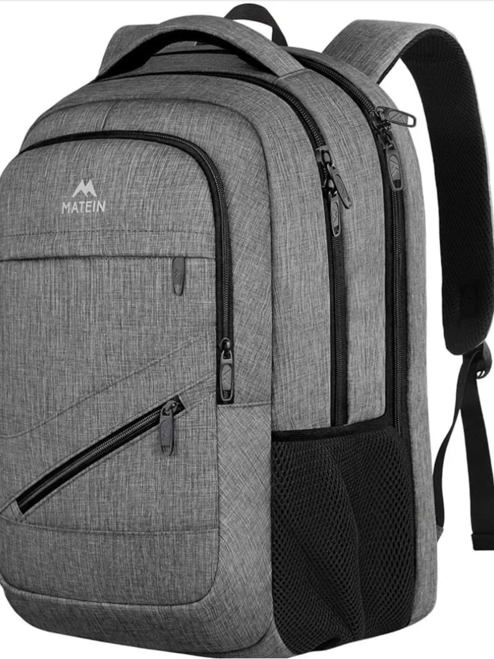 MATEIN Everyday Laptop Backpack Travel Carry On Gray NWT